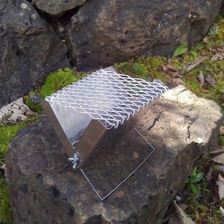 Compact BBQ. Extremely lightweight. Great for hiking, camping, or picnics.